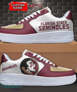 Florida State Seminoles NCAA AF1 Personalized Name Sneakers Air Force Shoes For Fans