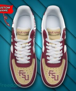 Florida State Seminoles NCAA AF1 Personalized Name Sneakers Air Force Shoes For Fans Product Photo 4