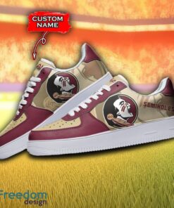 For Fans Florida State Seminoles NCAA Air Force Shoes Custom Name For Fans Men Women AF1 Shoes Product Photo 3