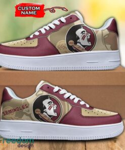 For Fans Florida State Seminoles NCAA Air Force Shoes Custom Name For Fans Men Women AF1 Shoes