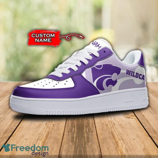 For Fans Kansas State Wildcats NCAA Air Force Shoes Custom Name For Fans Men Women AF1 Shoes Product Photo 2