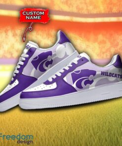 For Fans Kansas State Wildcats NCAA Air Force Shoes Custom Name For Fans Men Women AF1 Shoes Product Photo 3