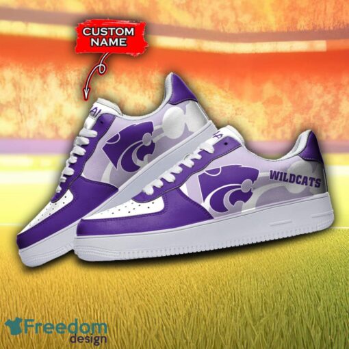 For Fans Kansas State Wildcats NCAA Air Force Shoes Custom Name For Fans Men Women AF1 Shoes Product Photo 3