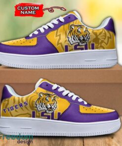 For Fans LSU Tigers NCAA Air Force Shoes Custom Name For Fans Men Women AF1 Shoes