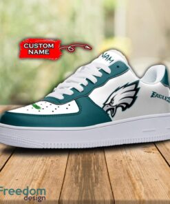 For Fans Philadelphia Eagles NFL Air Force Shoes Custom Name For Fans Men Women AF1 Shoes Product Photo 2