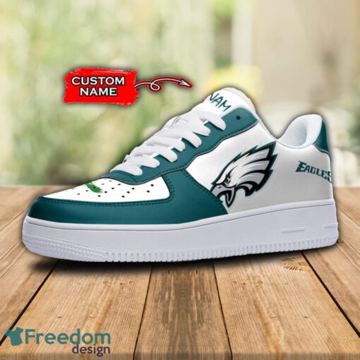 For Fans Philadelphia Eagles NFL Air Force Shoes Custom Name For Fans Men Women AF1 Shoes Product Photo 2