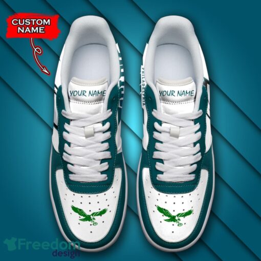 For Fans Philadelphia Eagles NFL Air Force Shoes Custom Name For Fans Men Women AF1 Shoes Product Photo 4