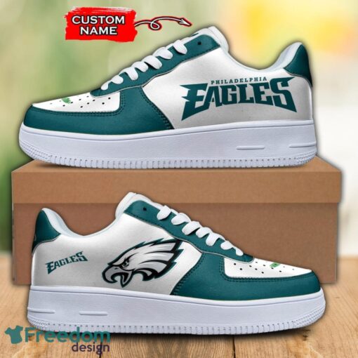 For Fans Philadelphia Eagles NFL Air Force Shoes Custom Name For Fans Men Women AF1 Shoes Product Photo 1