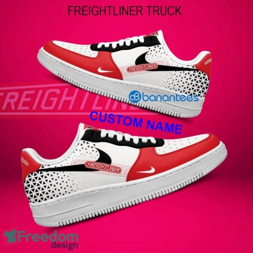 Freightliner Truck Air Force 1 Shoes Brand All Over Print AF1 Sneaker Custom Name - Freightliner Truck Air Force 1 Shoes Style 2