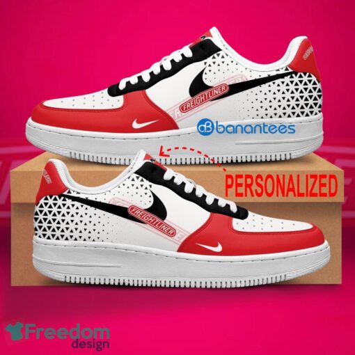 Freightliner Truck Air Force 1 Shoes Brand All Over Print AF1 Sneaker Custom Name - Freightliner Truck Air Force 1 Shoes Style 1