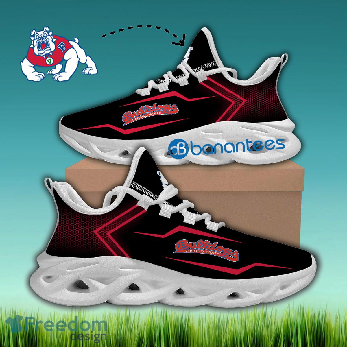 Fresno State Bulldogs Chunky Sneaker Fashion-Forward Gift Max Soul Shoes New For Fans - NCAA Fresno State Bulldogs Max Soul Sneakers Style 1