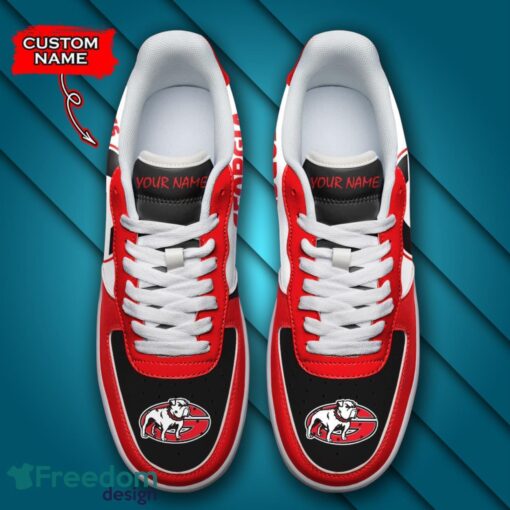 Georgia Bulldogs NCAA AF1 Personalized Name Sneakers Air Force Shoes For Fans Product Photo 4