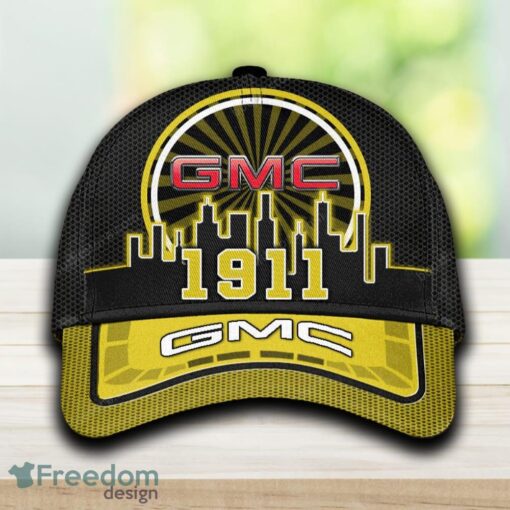 GMC Car Cap And Hat Yellow Black For Fans Full Print Gift Mens - GMC Car Cap And Hat Yellow Black For Fans Full Print Gift Mens