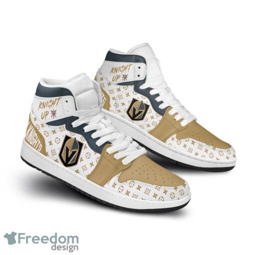 Golden Knights Air Jordan Hightop Sneakers Shoes For Men And Women AJ1 Sneakers Product Photo 2