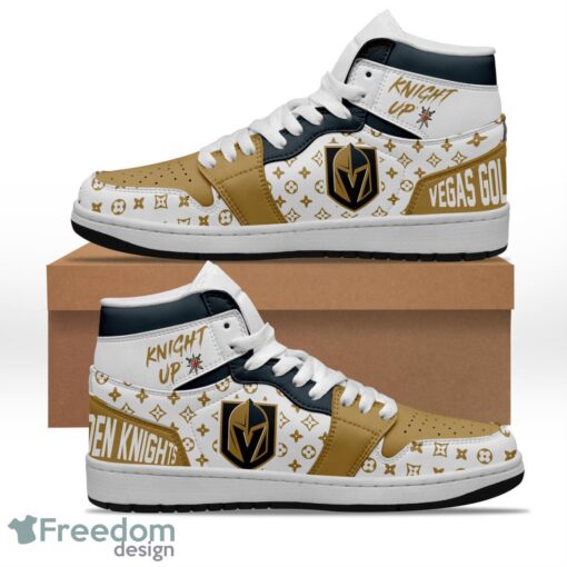 Golden Knights Air Jordan Hightop Sneakers Shoes For Men And Women AJ1 Sneakers Product Photo 1