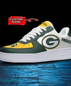 Green Bay Packers NFL AF1 Personalized Name Sneakers Air Force Shoes For Fans Product Photo 2