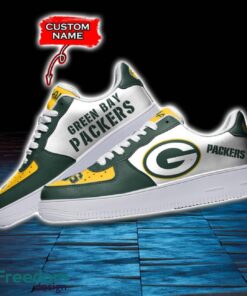 Green Bay Packers NFL AF1 Personalized Name Sneakers Air Force Shoes For Fans Product Photo 3