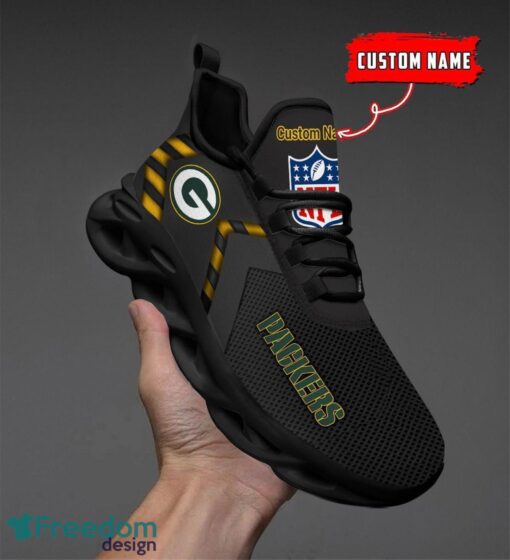 Green Bay Packers NFL Max Soul Shoes Sneakers For Men And Women Personalized Name Product Photo 1