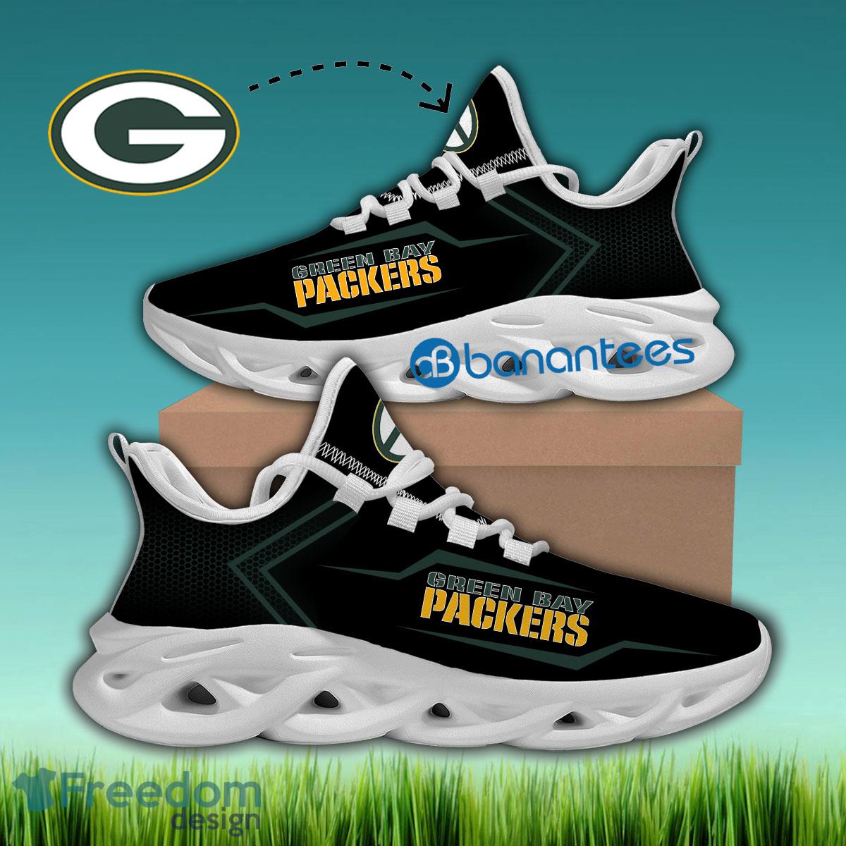 Green Bay Packers Sport Sneaker Trend Gift Max Soul Shoes New For Fans - NFL Green Bay Packers Max Soul Sneakers Style 1