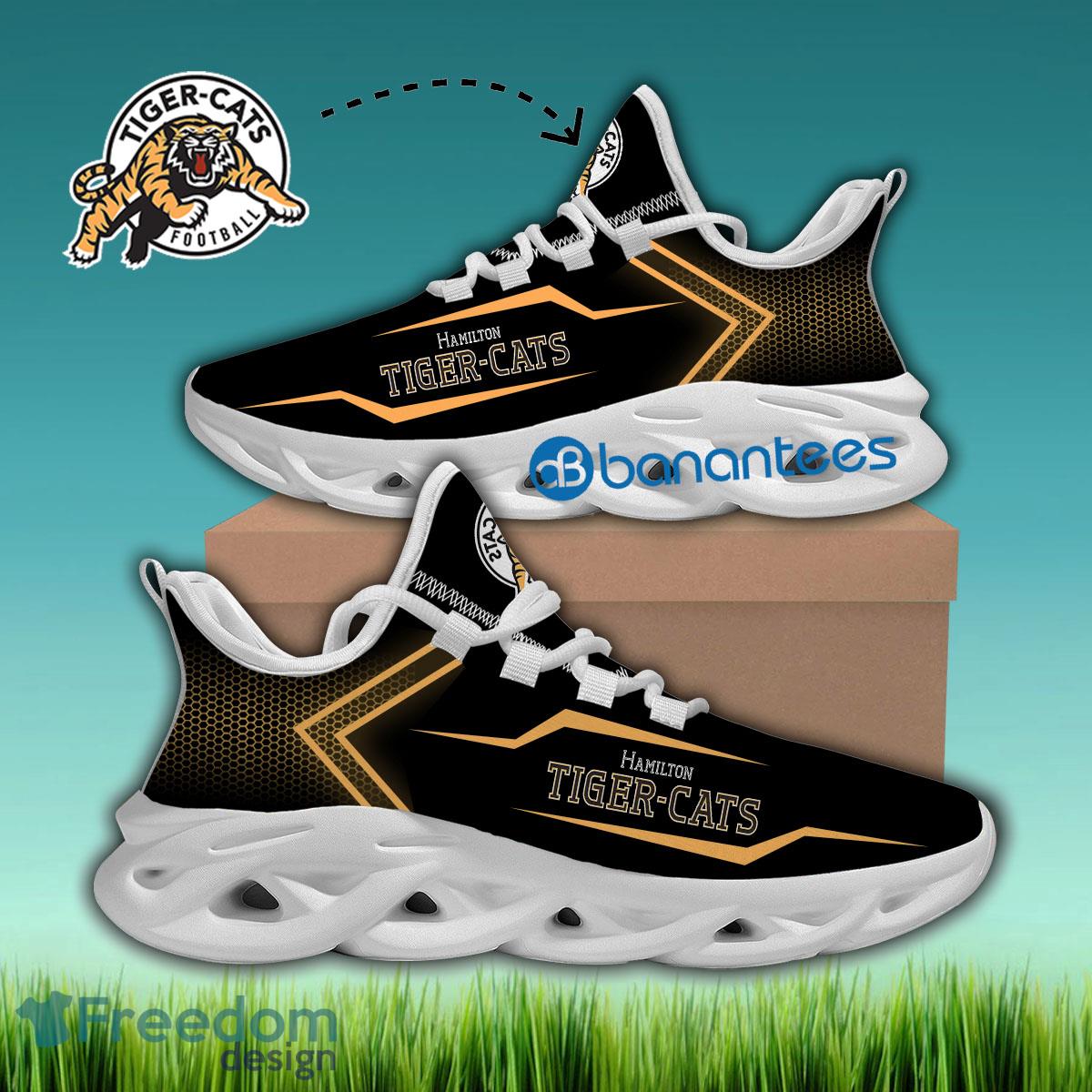 Hamilton Tiger Cats Running Sneaker Radiate Gift Max Soul Shoes New For Fans - CFL Hamilton Tiger Cats Max Soul Sneakers Style 1