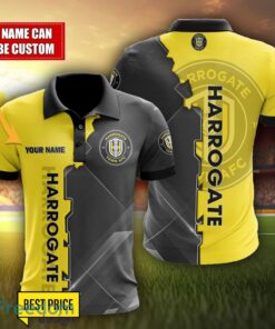 Harrogate Town AFC Personalized Name 3D Polo Shirt