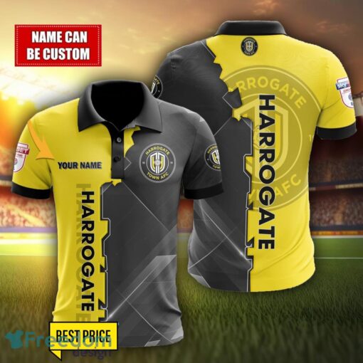 Harrogate Town AFC Personalized Name 3D Polo Shirt Product Photo 1