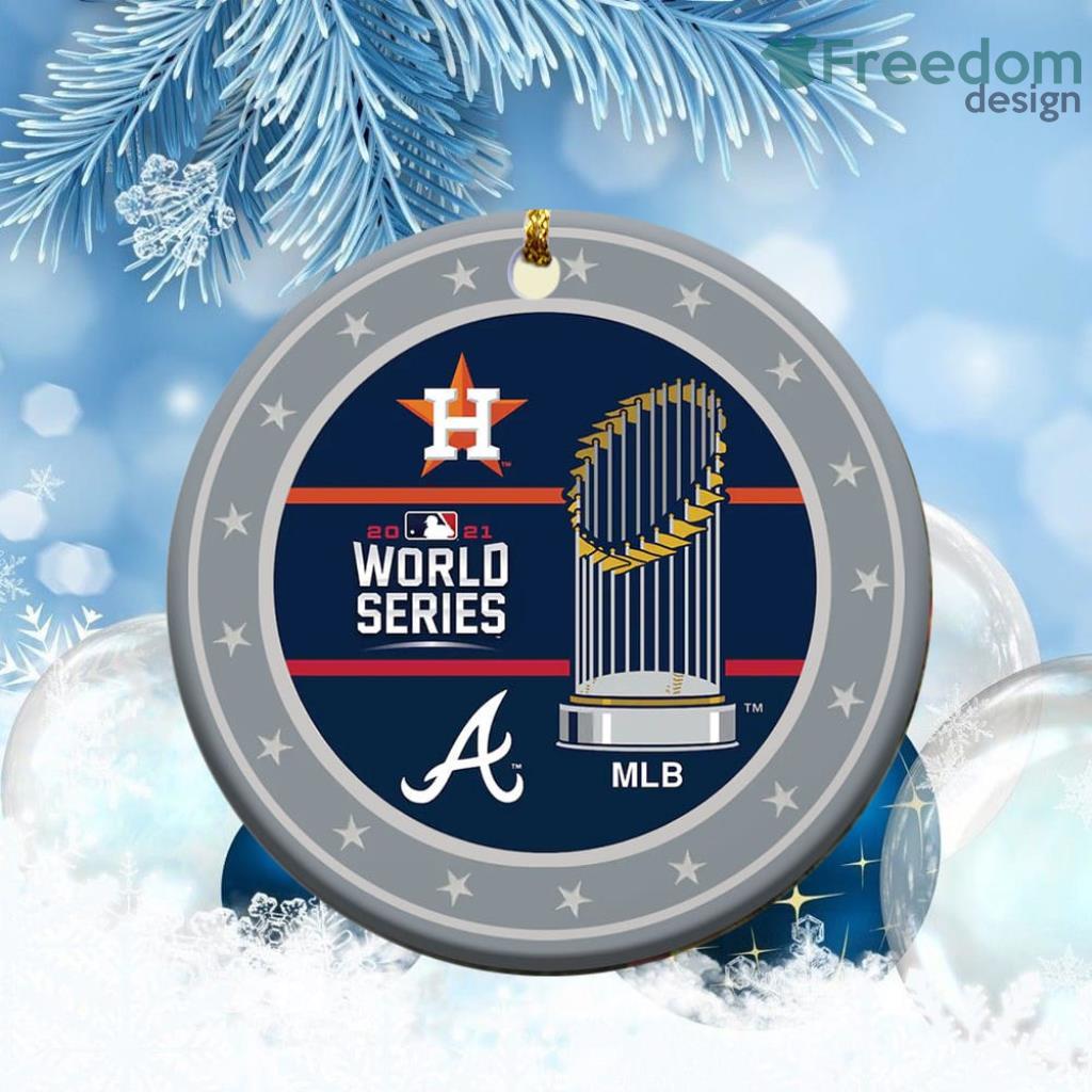 Houston Astros vs. Atlanta Braves WinCraft World Series Matchup Ornament image Houston Astros vs. Atlanta Braves WinCraft World Series Matchup Ornament Product Photo 1