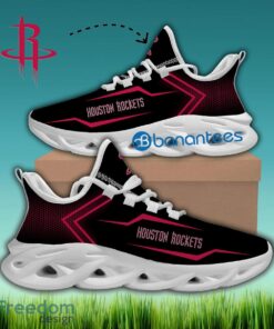 Houston Rockets Running Sneaker Signature Gift Max Soul Shoes New For Fans - NBA Houston Rockets Max Soul Sneakers Style 1