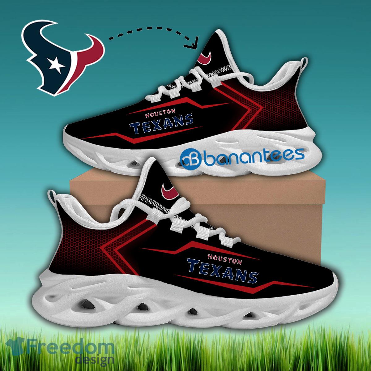 Houston Texans Chunky Sneaker Fashion Gift Max Soul Shoes New For Fans - NFL Houston Texans Max Soul Sneakers Style 1