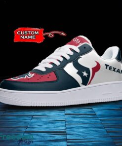 Houston Texans NFL AF1 Personalized Name Sneakers Air Force Shoes For Fans Product Photo 2