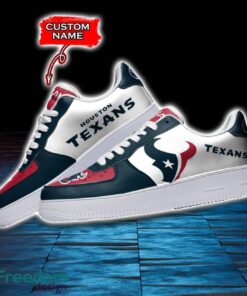 Houston Texans NFL AF1 Personalized Name Sneakers Air Force Shoes For Fans Product Photo 3