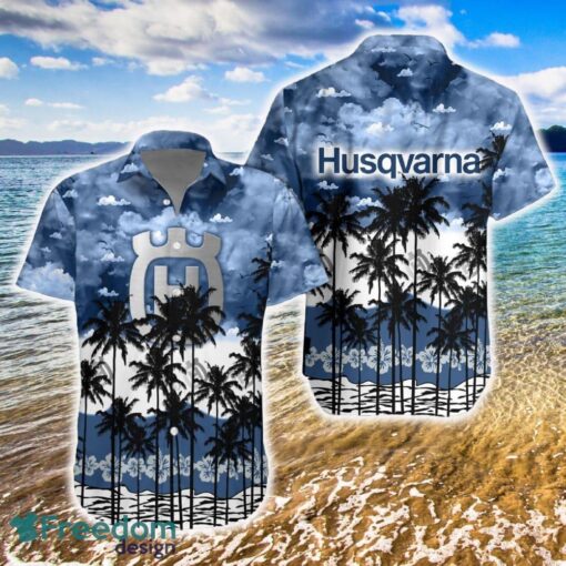 Husqvarna Hawaiian Shirt Car Tree Vintage For Beach - Husqvarna Hawaiian Shirt Car Tree Vintage For Beach