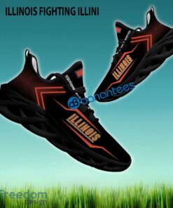 Illinois Fighting Illini Running Sneaker Luxury Gift Max Soul Shoes New For Fans - NCAA Illinois Fighting Illini Max Soul Sneakers Style 2