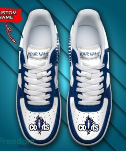 Indianapolis Colts NFL AF1 Personalized Name Sneakers Air Force Shoes For Fans Product Photo 4