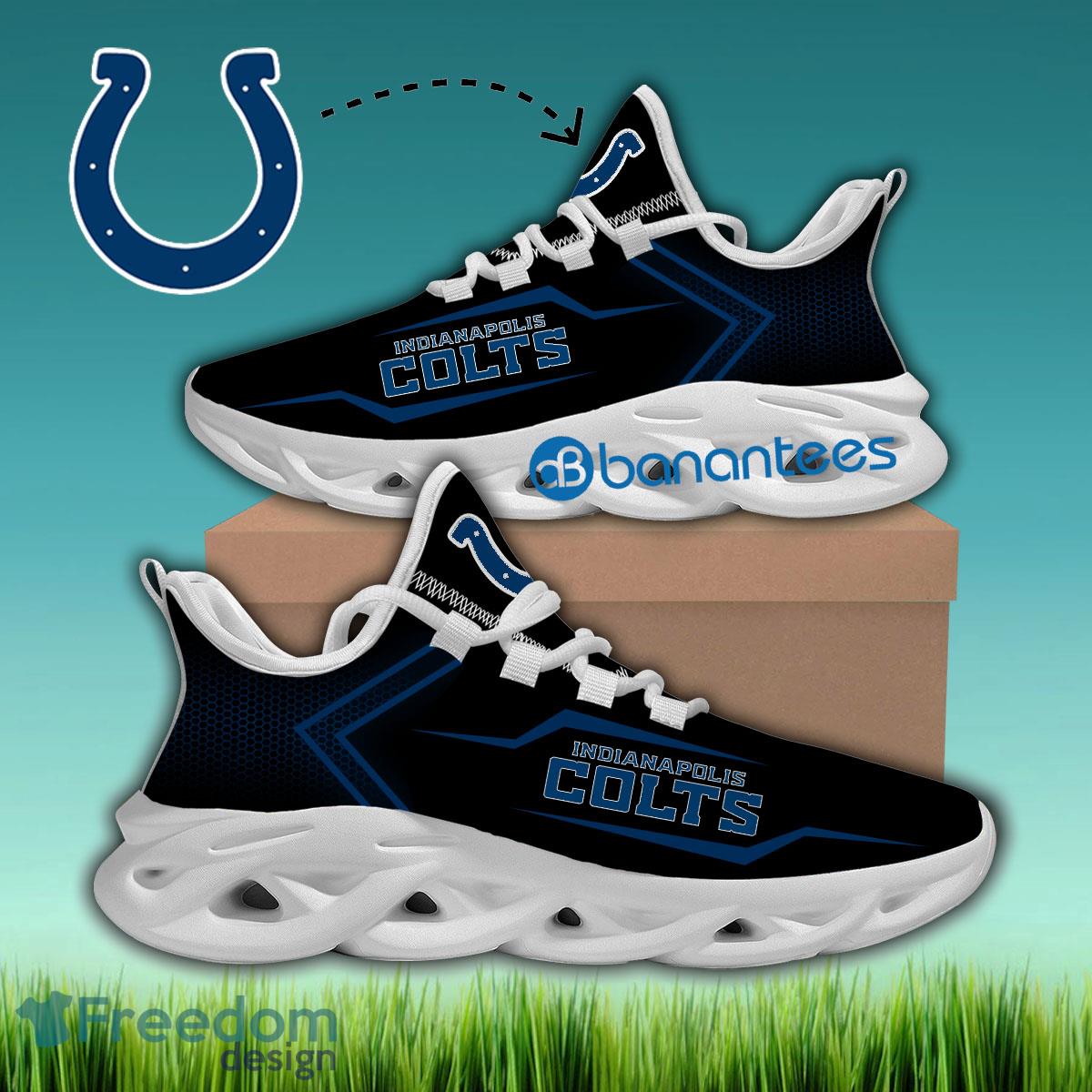 Indianapolis Colts Running Sneaker Design Gift Max Soul Shoes New For Fans - NFL Indianapolis Colts Max Soul Sneakers Style 1