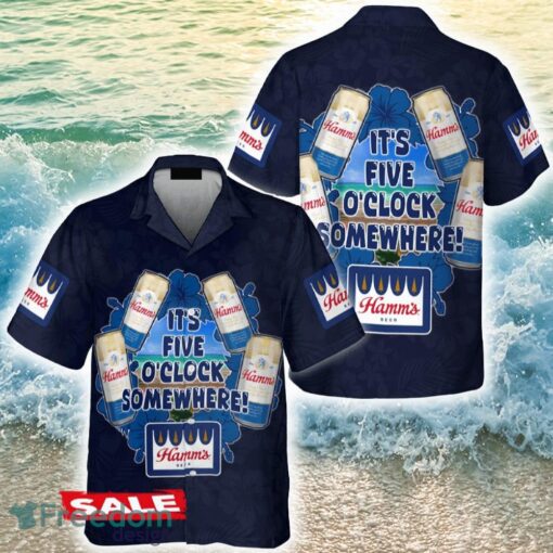 It's Five O'clock Somewhere Hamm's Beer Hawaiian Shirt Beer Holidays Summer - It's Five O'clock Somewhere Hamm's Beer Hawaiian Shirt Beer Holidays Summer