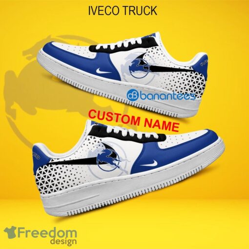 Iveco Truck Air Force 1 Shoes Brand All Over Print AF1 Sneaker Custom Name - Iveco Truck Air Force 1 Shoes Style 2