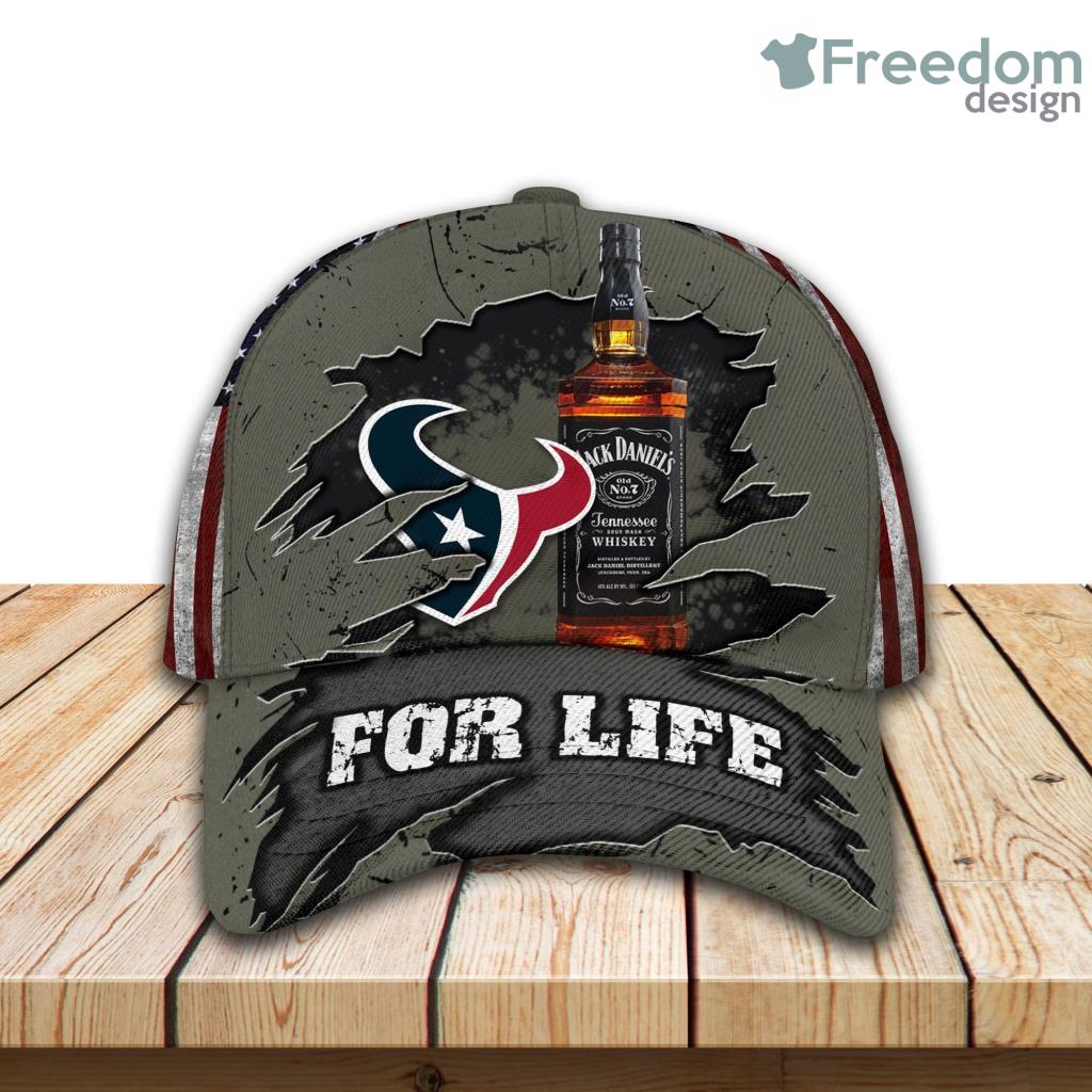 Jack Daniels Houston Texans Classic Cap All Over Print 3D Product Photo 1