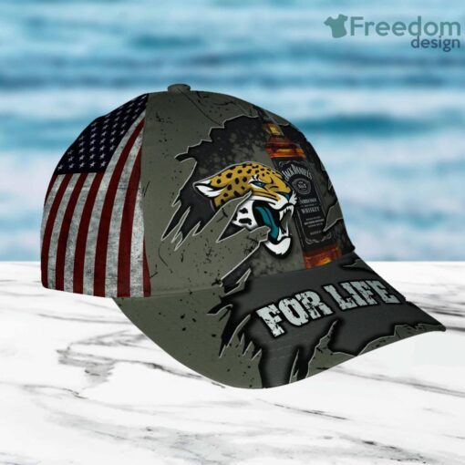 Jack Daniels Jacksonville Jaguars Classic Cap All Over Print 3D Product Photo 2