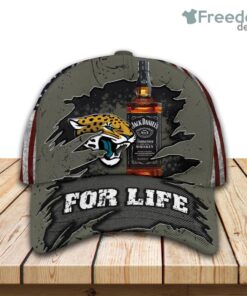 Jack Daniels Jacksonville Jaguars Classic Cap All Over Print 3D Product Photo 1