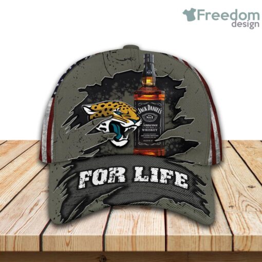 Jack Daniels Jacksonville Jaguars Classic Cap All Over Print 3D Product Photo 1