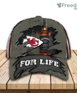 Jack Daniels Kansas City Chiefs Classic Cap All Over Print 3D Product Photo 1