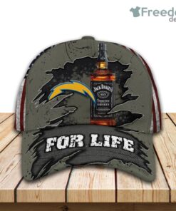 Jack Daniels Los Angeles Chargers Classic Cap All Over Print 3D Product Photo 1