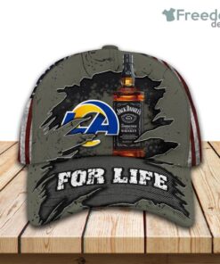 Jack Daniels Los Angeles Rams Classic Cap All Over Print 3D Product Photo 1