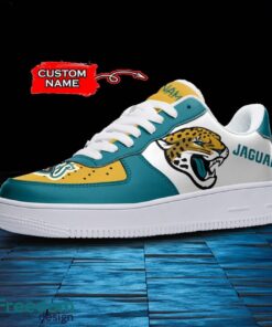 Jacksonville Jaguars NFL AF1 Personalized Name Sneakers Air Force Shoes For Fans Product Photo 2