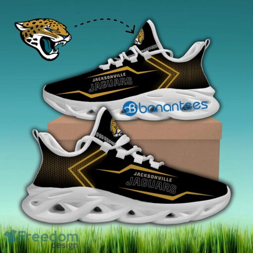 Jacksonville Jaguars Sport Sneaker Sign Gift Max Soul Shoes New For Fans - NFL Jacksonville Jaguars Max Soul Sneakers Style 1