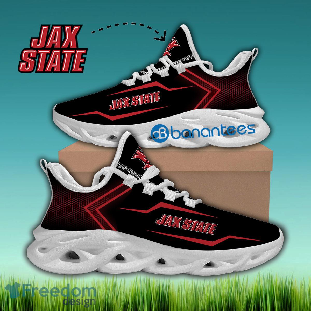 Jacksonville State Gamecocks Running Sneaker Fresh Gift Max Soul Shoes New For Fans - NCAA Jacksonville State Gamecocks Max Soul Sneakers Style 1