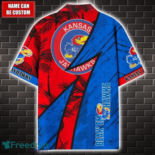 Kansas Jayhawks 3D Hawaii Shirt Custom Name Limited Edition Product Photo 2