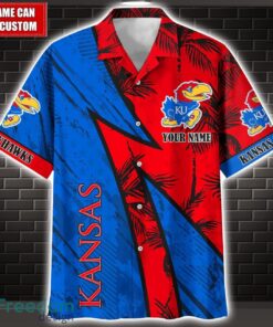 Kansas Jayhawks 3D Hawaii Shirt Custom Name Limited Edition Product Photo 1