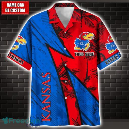 Kansas Jayhawks 3D Hawaii Shirt Custom Name Limited Edition Product Photo 1